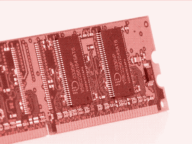 Image: A memory chip.