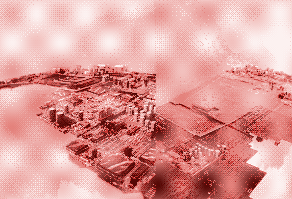 Artwork: cityscape I & II by Grace Grothaus.