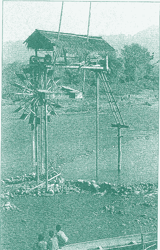 Image: A Japanese hanging mill.