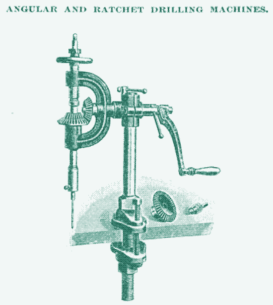 A drilling machine.